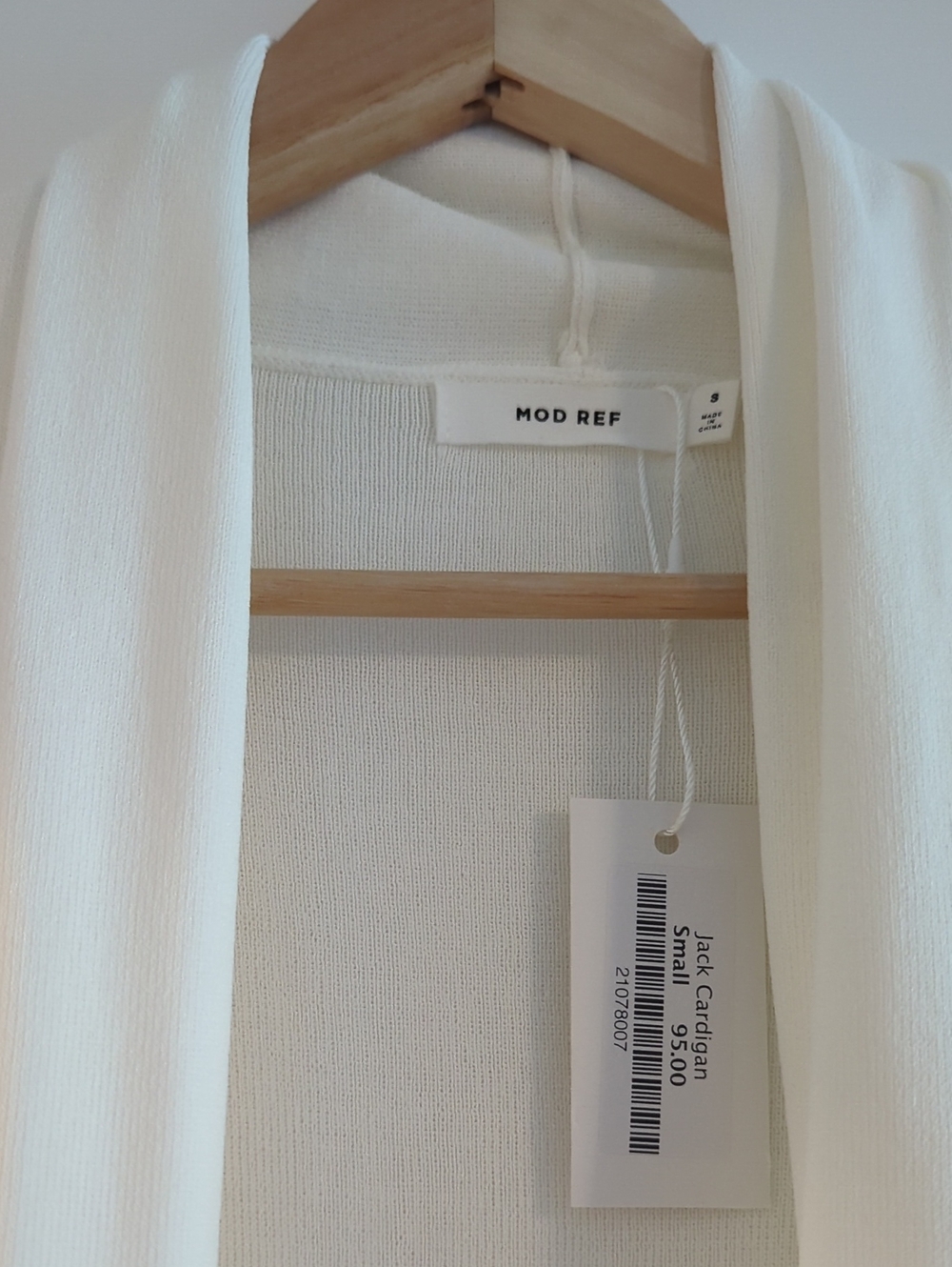 Mod Ref Cream Open-Front Cardigan - Picture 2 of 3